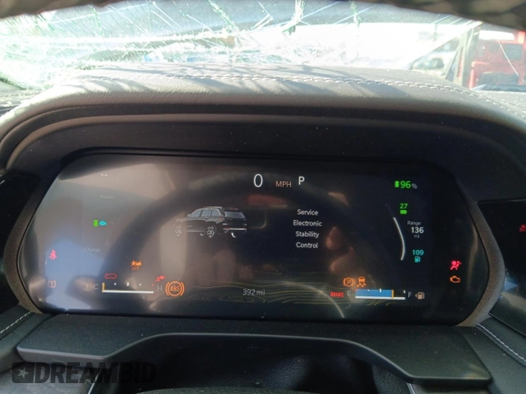 2023 Jeep Grand Cherokee 30th Anniversary with VIN 1C4RJYB66P8788458, listed as a Copart auction lot 54022075 with 392 mi miles and Salvage title. Bid and sale history available at DreamBid. Image 9.