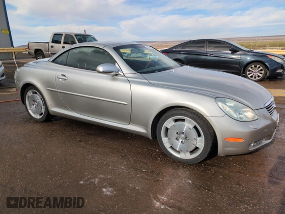 2002 Lexus SC with VIN JTHFN48Y120026511, listed as a Copart auction lot 51090345 with 94,837 mi miles and Salvage Title. Bid and sale history available at carsss.com. Image 4.