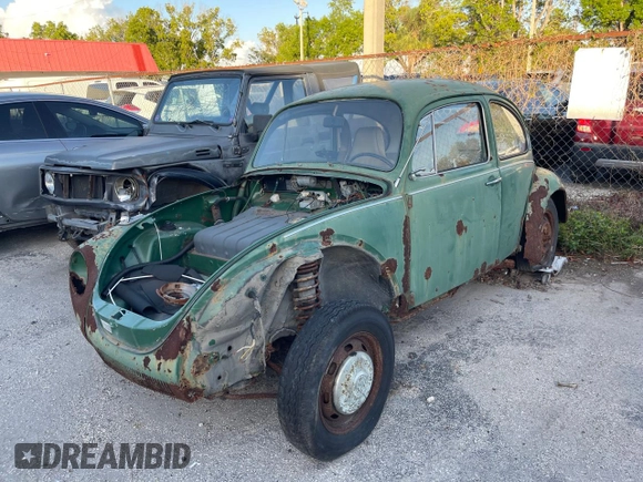 1971 Volkswagen Beetle с VIN 1112951565, выставлен на аукционе Copart как лот 49537455 с пробегом 21 815 миль миль и Чистый • Clean title. История ставок и продаж доступна на DreamBid. Изображение 2.