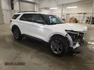 2021 Ford Explorer XLT with VIN 1FMSK8DH3MGB14598, listed as a Copart auction lot 51998255 with 53,251 mi miles and Salvage Title. Bid and sale history available at carsss.com. Image 4.