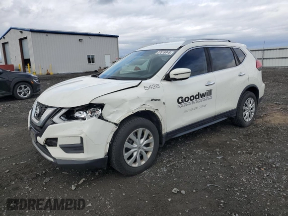 2017 Nissan Rogue SL with VIN JN8AT2MV5HW015426, listed as a Copart auction lot 57619945 with 215,075 mi miles and Salvage title. Bid and sale history available at DreamBid. Image 1.
