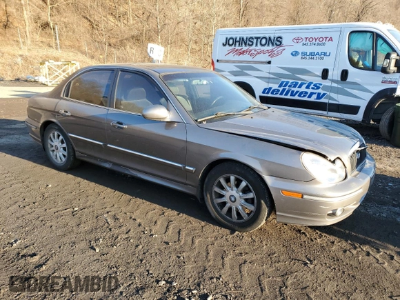 2004 Hyundai Sonata GLS with VIN KMHWF35H14A048403, listed as a Copart auction lot 50827595 with 135,006 mi miles and Salvage Title. Bid and sale history available at carsss.com. Image 4.