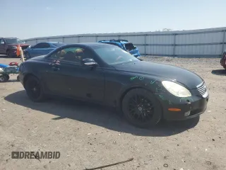 2002 Lexus SC 430 with VIN JTHFN48YX20026264, listed as a Copart auction lot 52571945 with 170,019 mi miles and Salvage Title. Bid and sale history available at DreamBid. Image 4.