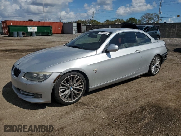 2011 BMW 3 Series 335i with VIN WBADX7C56BE579771, listed as a Copart auction lot 45565175 with 69,162 mi miles and Salvage Title. Bid and sale history available at carsss.com. Image 1.