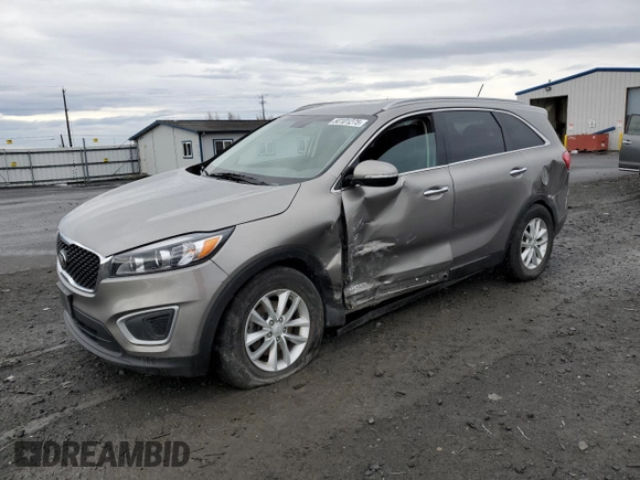 2018 Kia Sorento LX V6 with VIN 5XYPGDA57JG406719, listed as a Copart auction lot 50101275 with 99,528 mi miles and Salvage Title. Bid and sale history available at carsss.com. Image 1.