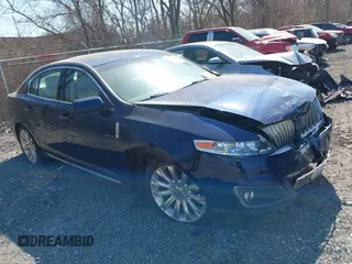 2012 Lincoln MKS with VIN 1LNHL9ER4CG807411, listed as a IAAI auction lot 41769485 with 141,239 mi miles. Bid and sale history available at carsss.com. Image 1.