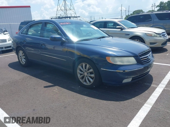 2006 Hyundai Azera SE with VIN KMHFC46F26A046738, listed as a IAAI auction lot 42715976 with 270,959 mi miles and . Bid and sale history available at DreamBid. Image 1.