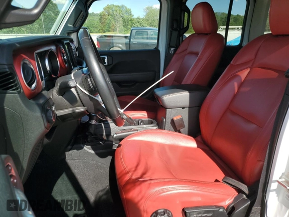 2021 Jeep Wrangler Unlimited Rubicon z VIN 1C4HJXFN1MW749453, wystawiony jako Copart lot #58394975 z przebiegiem 23 394 mil mil oraz Czysty tytuł • Clean title. Historia ofert i sprzedaży dostępna na DreamBid. Obrazek 7.