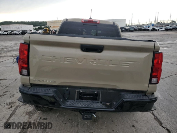 2023 Chevrolet Colorado 4WD Trail Boss with VIN 1GCPTEEK2P1131528, listed as a Copart auction lot 61356945 with 17,452 mi miles and Salvage title. Bid and sale history available at DreamBid. Image 6.