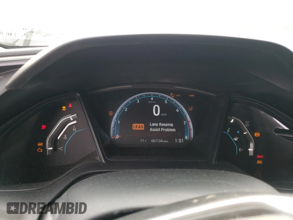 2021 Honda Civic LX z VIN 2HGFC2F6XMH503160, wystawiony jako Copart lot #56726425 z przebiegiem 67 134 mil mil oraz Szkoda całkowita • Salvage title. Historia ofert i sprzedaży dostępna na DreamBid. Obrazek 9.