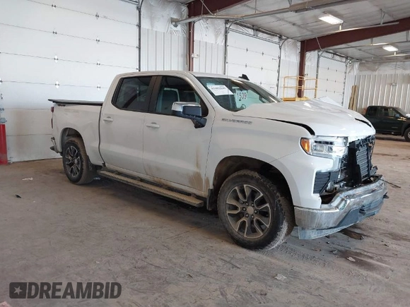 2024 Chevrolet Silverado 1500 LT with VIN 1GCPDKEK6RZ180439, listed as a IAAI auction lot 41602846 with 23,229 mi miles. Bid and sale history available at carsss.com. Image 1.