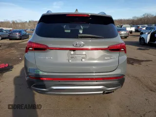 2022 Hyundai Santa Fe Limited with VIN 5NMS4DALXNH455491, listed as a Copart auction lot 47352185 with 36,467 mi miles and Salvage Title. Bid and sale history available at carsss.com. Image 6.