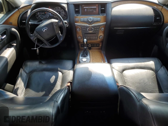 2011 Infiniti QX56 8-passenger with VIN JN8AZ2ND7B9701235, listed as a Copart auction lot 65757794 with 181,688 mi miles and Clean Title. Bid and sale history available at carsss.com. Image 8.