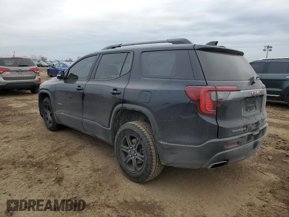 2021 GMC Acadia AT4 with VIN 1GKKNLLS8MZ138903, listed as a Copart auction lot 44046555 with 60,141 mi miles and Salvage Title. Bid and sale history available at carsss.com. Image 2.