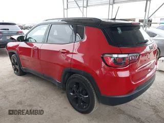 2020 Jeep Compass Latitude with VIN 3C4NJCBBXLT147596, listed as a IAAI auction lot 41382747 with 50,572 mi miles and . Bid and sale history available at DreamBid. Image 3.