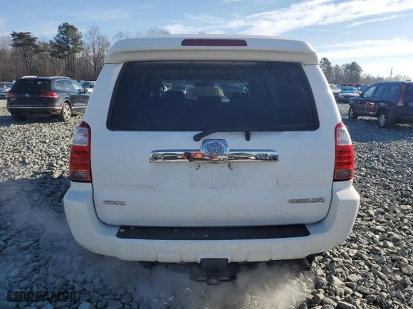2006 Toyota 4Runner SR5 with VIN JTEBT14RX68029204, listed as a Copart auction lot 86199984 with 191,936 mi miles and Salvage Title. Bid and sale history available at carsss.com. Image 6.