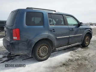2010 Honda Pilot Touring with VIN 5FNYF4H99AB501127, listed as a Copart auction lot 52602285 with 271,602 mi miles and Salvage Title. Bid and sale history available at carsss.com. Image 3.