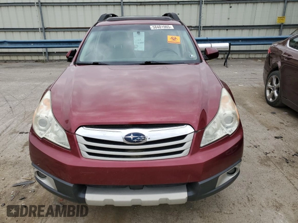2011 Subaru Outback Limited Power Moon с VIN 4S4BRDLC5B2387966, выставлен на аукционе Copart как лот 58481965 с пробегом 184 731 миль миль и Списание • Salvage title. История ставок и продаж доступна на DreamBid. Изображение 5.