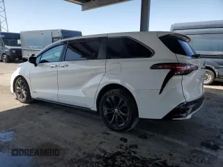 2021 Toyota Sienna XSE with VIN 5TDXRKEC3MS005215, listed as a Copart auction lot 51826915 with 89,078 mi miles and Clean Title. Bid and sale history available at DreamBid. Image 2.