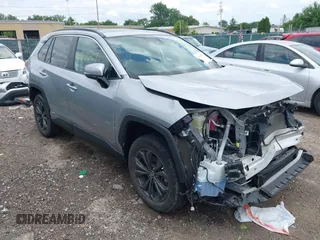 2022 Toyota RAV4 Hybrid XLE Premium with VIN 4T3B6RFV6NU104963, listed as a IAAI auction lot 42735109 with 37,350 mi miles and . Bid and sale history available at DreamBid. Image 1.