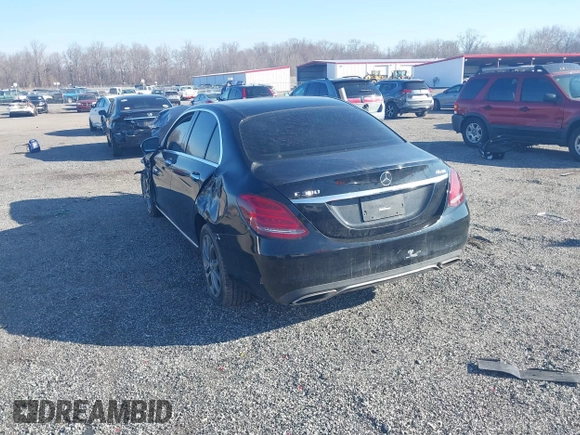 2015 Mercedes-Benz C-Class C 300 Luxury with VIN 55SWF4KBXFU028721, listed as a IAAI auction lot 41735042 with 110,142 mi miles. Bid and sale history available at carsss.com. Image 3.