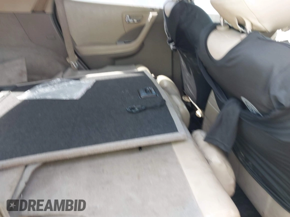 2007 Nissan Murano SL with VIN JN8AZ08W77W634856, listed as a IAAI auction lot 41824185 with Not Provided miles and . Bid and sale history available at DreamBid. Image 8.