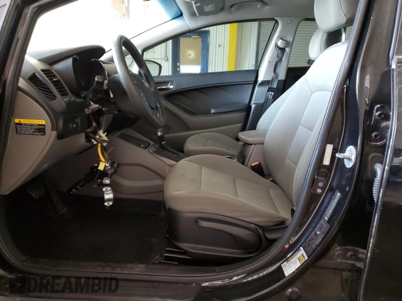 2015 Kia Forte LX with VIN KNAFK4A63F5437112, listed as a Copart auction lot 53276005 with 0 mi miles and Salvage Title. Bid and sale history available at carsss.com. Image 7.