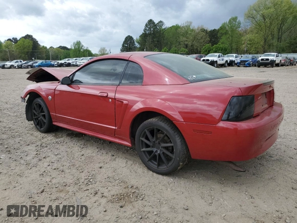2004 Ford Mustang Standard with VIN 1FAFP40404F110233, listed as a Copart auction lot 51495425 with 0 mi miles and Salvage Title. Bid and sale history available at carsss.com. Image 2.