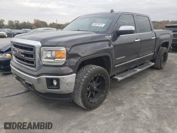 2014 GMC Sierra 1500 SLT z VIN 3GTU2VEC6EG224954, wystawiony jako Copart lot #62074012 z przebiegiem 190 215 mil mil oraz Szkoda całkowita • Salvage title. Historia ofert i sprzedaży dostępna na DreamBid. Obrazek 2.