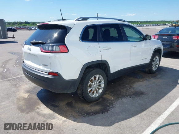 2019 Jeep Cherokee Latitude with VIN 1C4PJMCB6KD284293, listed as a IAAI auction lot 42597573 with 112,301 mi miles and . Bid and sale history available at DreamBid. Image 4.