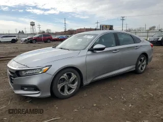 2020 Honda Accord EX-L with VIN 1HGCV2F57LA010960, listed as a Copart auction lot 43027175 with 77,969 mi miles and Salvage title. Bid and sale history available at DreamBid. Image 1.