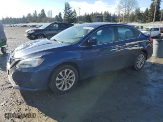 2019 Nissan Sentra SV with VIN 3N1AB7AP4KL604887, listed as a Copart auction lot 44014275 with 162,641 mi miles and Clean Title. Bid and sale history available at carsss.com. Image 1.