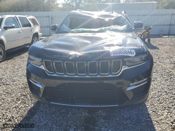 2023 Jeep Grand Cherokee Limited with VIN 1C4RJHBG7P8720193, listed as a Copart auction lot 80303044 with 24,325 mi miles and Salvage Title. Bid and sale history available at carsss.com. Image 5.