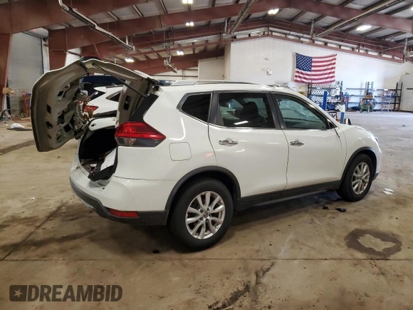 2017 Nissan Rogue SV with VIN KNMAT2MTXHP524254, listed as a Copart auction lot 60077475 with 158,950 mi miles and Clean title. Bid and sale history available at DreamBid. Image 3.