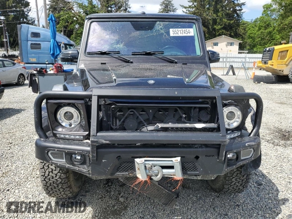 2004 Mercedes-Benz G with VIN WDCYR46E74X144672, listed as a Copart auction lot 55212454 with 143,994 mi miles and Salvage Title. Bid and sale history available at DreamBid. Image 5.