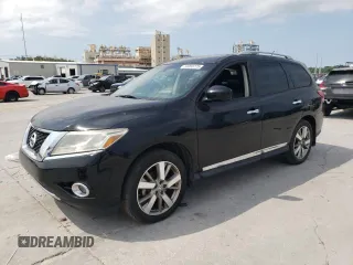2014 Nissan Pathfinder S z VIN 5N1AR2MM2EC625908, wystawiony jako Copart lot #53003775 z przebiegiem 154 891 mil mil oraz Szkoda całkowita • Salvage title. Historia ofert i sprzedaży dostępna na DreamBid. Obrazek 1.