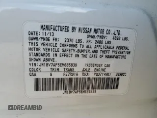 2014 Infiniti Q50 Premium z VIN JN1BV7AP5EM685839, wystawiony jako Copart lot #51238415 z przebiegiem 128 933 mil mil oraz Szkoda całkowita • Salvage title. Historia ofert i sprzedaży dostępna na DreamBid. Obrazek 15.