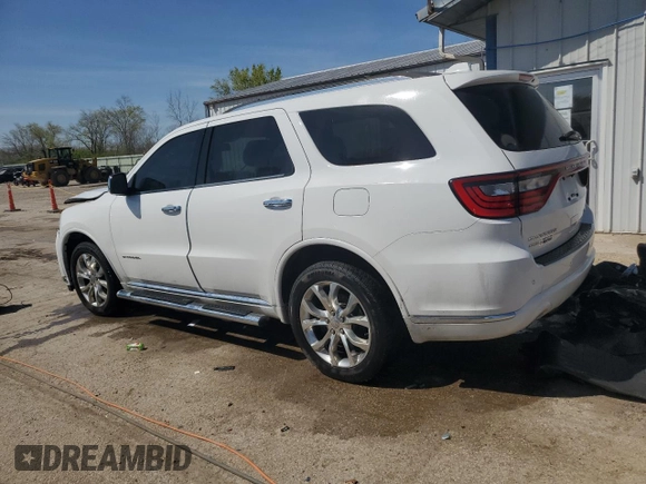 2016 Dodge Durango Citadel z VIN 1C4RDJEG7GC449465, wystawiony jako Copart lot #53279635 z przebiegiem 138 930 mil mil oraz Szkoda całkowita • Salvage title. Historia ofert i sprzedaży dostępna na DreamBid. Obrazek 2.