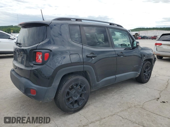 2020 Jeep Renegade Altitude with VIN ZACNJABB8LPL71720, listed as a Copart auction lot 56485415 with 89,861 mi miles and Salvage title. Bid and sale history available at DreamBid. Image 3.