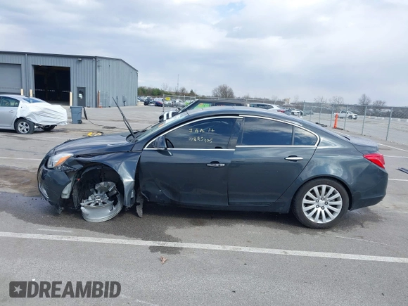 2012 Buick Regal Turbo Premium 1 with VIN 2G4GS5EV4C9210052, listed as a IAAI auction lot 41895425 with 100,477 mi miles and . Bid and sale history available at DreamBid. Image 14.