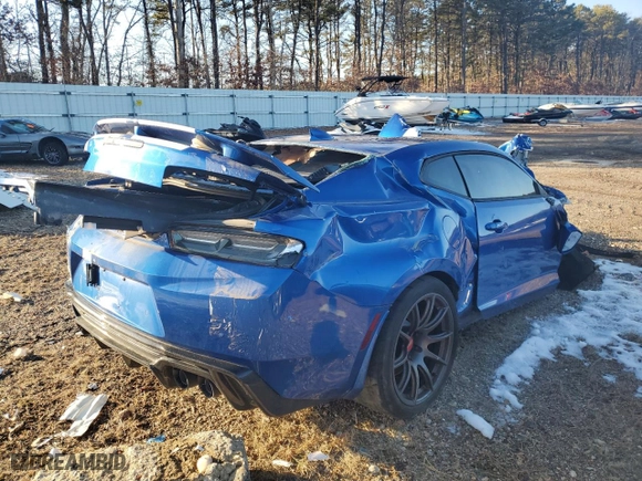 2016 Chevrolet Camaro 2SS with VIN 1G1FH1R74G0146512, listed as a Copart auction lot 74522063 with 0 mi miles and Non Repairable. Bid and sale history available at carsss.com. Image 3.