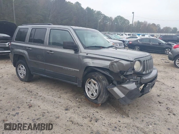 2012 Jeep Patriot Sport with VIN 1C4NJRBB1CD509517, listed as a IAAI auction lot 40786389 with 134,343 mi miles and . Bid and sale history available at DreamBid. Image 1.