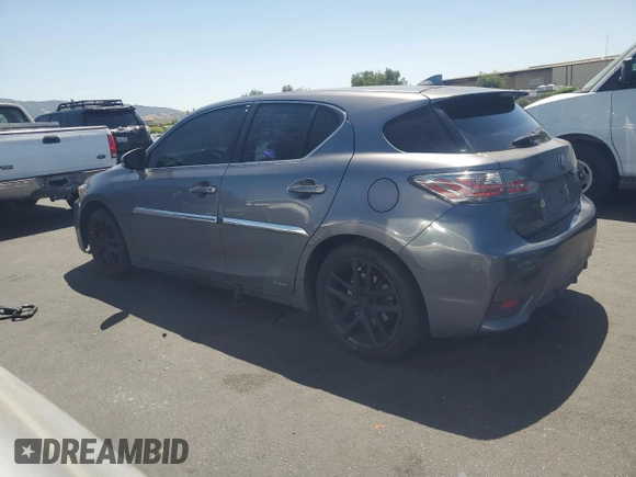 2015 Lexus CT 200h with VIN JTHKD5BH4F2221089, listed as a Copart auction lot 57681895 with 163,443 mi miles and Salvage title. Bid and sale history available at DreamBid. Image 2.