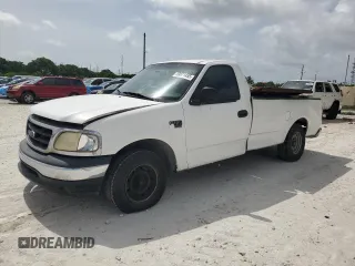 2000 Ford F-150 XL with VIN 1FTRF17W7YNC12558, listed as a Copart auction lot 59871455 with Not provided miles and Salvage title. Bid and sale history available at DreamBid. Image 1.