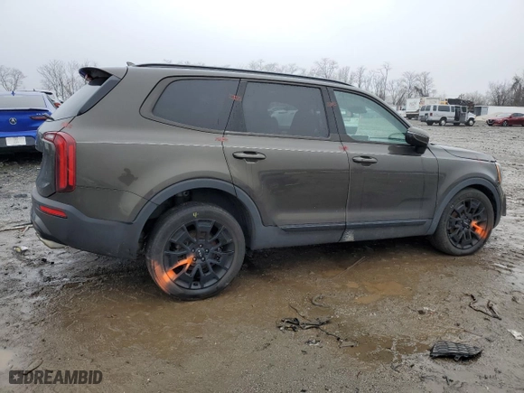 2022 Kia Telluride SX with VIN 5XYP5DHC3NG200426, listed as a Copart auction lot 84642024 with 50,825 mi miles and Salvage Title. Bid and sale history available at carsss.com. Image 3.