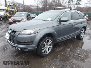 2015 Audi Q7 3.0T Premium Plus with VIN WA1LGAFE7FD013891, listed as a IAAI auction lot 41819325 with 999,999 mi miles. Bid and sale history available at carsss.com. Image 2.