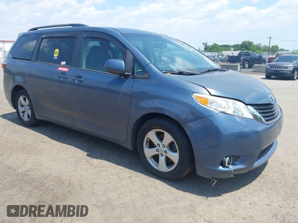 2015 Toyota Sienna LE AAS with VIN 5TDKK3DC1FS642029, listed as a IAAI auction lot 42618738 with 201,344 mi miles and . Bid and sale history available at DreamBid. Image 1.