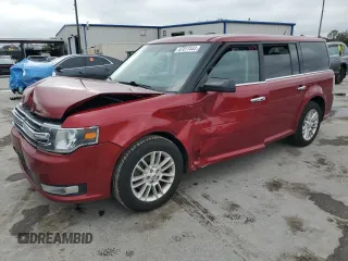 2015 Ford Flex SEL with VIN 2FMGK5C8XFBA15812, listed as a Copart auction lot 87017444 with 73,159 mi miles and Clean Title. Bid and sale history available at carsss.com. Image 1.