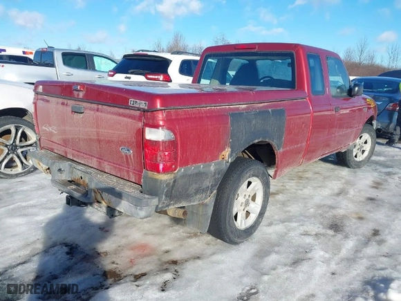 2003 Ford Ranger XL Fleet with VIN 1FTZR15E83TA48100, listed as a IAAI auction lot 41654484 with 96,820 mi miles. Bid and sale history available at carsss.com. Image 4.
