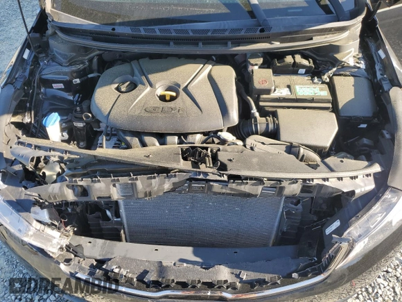 2017 Kia Forte5 LX with VIN KNAFK5A82H5705884, listed as a Copart auction lot 52519195 with 0 mi miles and Salvage Title. Bid and sale history available at carsss.com. Image 12.
